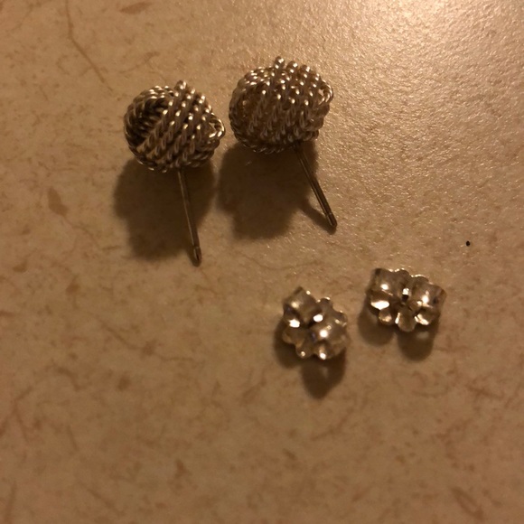 FINAL PRICE Authentic Tiffany & Co Knot Earrings - Picture 5 of 7